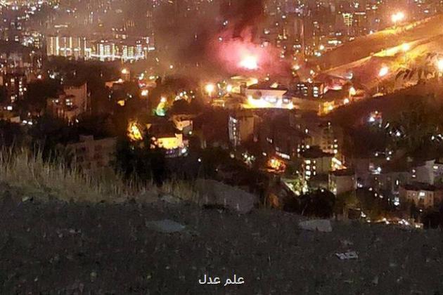 چهار فوتی و ۶۱ مجروح در آتشسوزی اوین