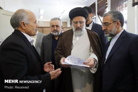 بازدید از پیش اعلام نشده رئیس قوه قضاییه از دادگستری شهریار