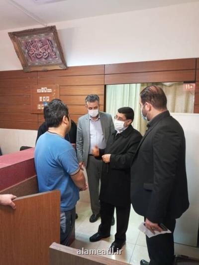 مدیركل زندان های استان تهران از بازداشتگاه اوین بازدید كرد